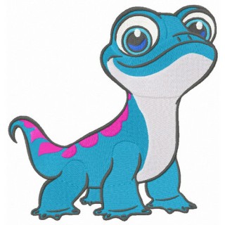 Salamander Bruni embroidery design - Embroidery Design