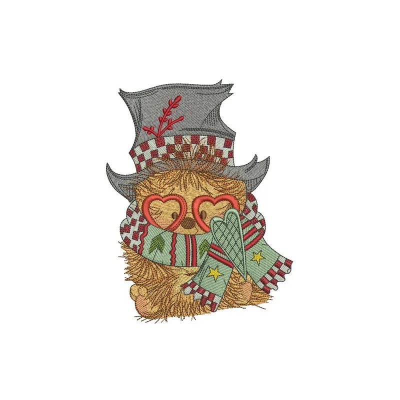 Hedgehog embroidery design featuring a stylish top hat, ideal for stitching on tote bags or hoodies.