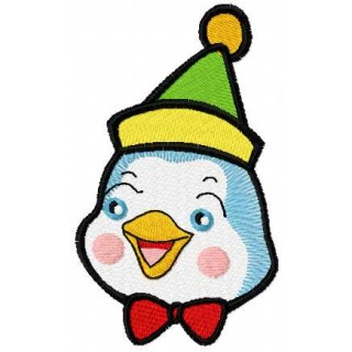 Christmas Penguin embroidery design - Embroidery Design