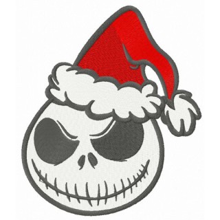 New Santa in Halloween town embroidery design - Embroidery Design