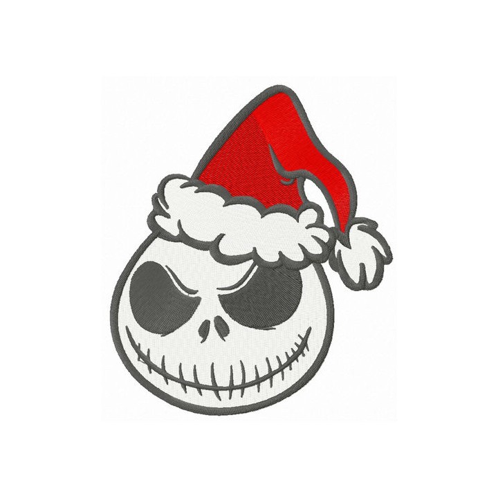 New Santa in Halloween town embroidery design - Embroidery Design