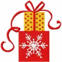 Preview of a Christmas gifts embroidery design featuring festive motifs for holiday stitching projects.