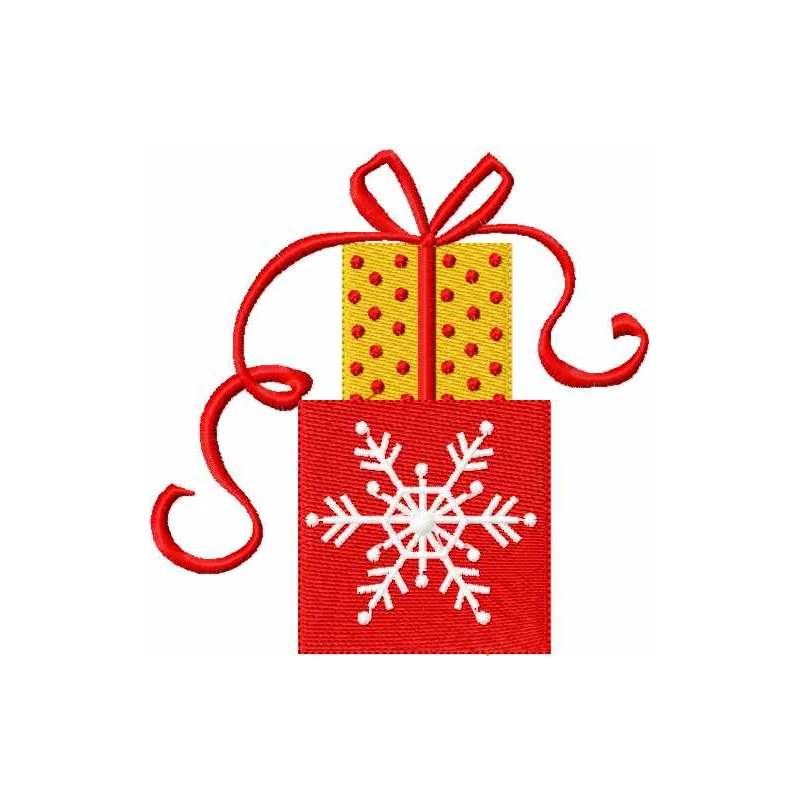 Preview of a Christmas gifts embroidery design featuring festive motifs for holiday stitching projects.