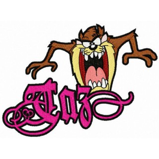Taz embroidery design - Embroidery Design