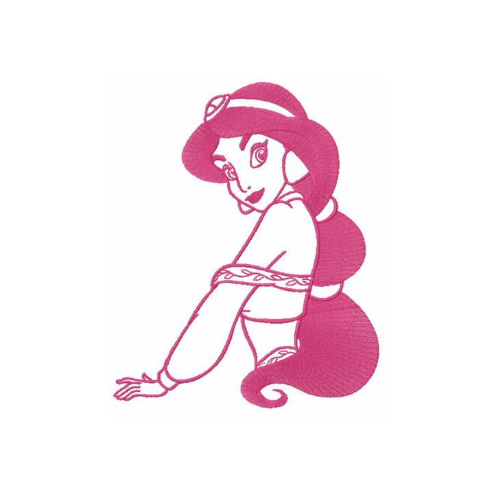 Princess of Agrabah embroidery design - Embroidery Design