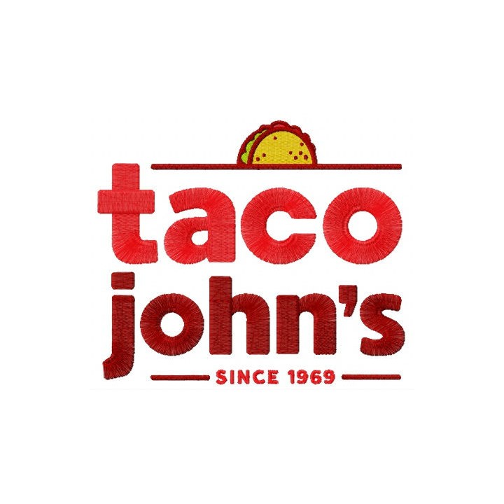 Taco John's embroidery design - Embroidery Design