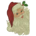 Santa Claus 2 embroidery design featuring a cheerful Santa ready for the holiday season, ideal for festive projects.