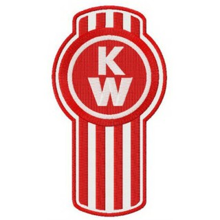 Kenworth alternative logo embroidery design - Embroidery Design
