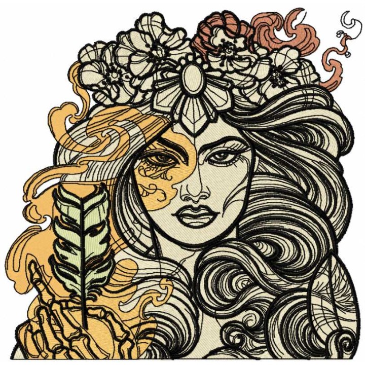 Autumn inspiration embroidery design - Embroidery Design