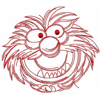 Animal Drumer embroidery design - Embroidery Design