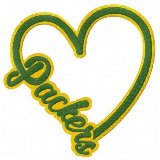 I love Packers embroidery design - Embroidery Design