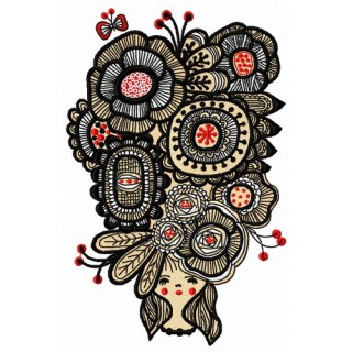 Beehive embroidery design - Embroidery Design