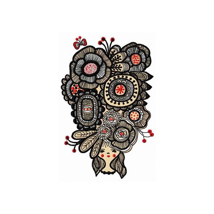 Beehive embroidery design - Embroidery Design