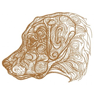 Labrador embroidery design - Embroidery Design