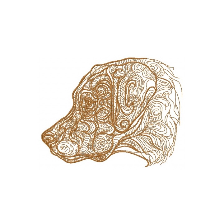 Labrador embroidery design - Embroidery Design