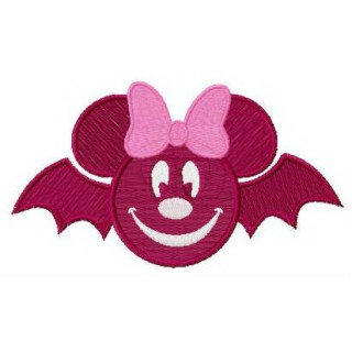 Minnie bat embroidery design - Embroidery Design