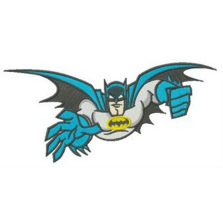 Batman is flying embroidery design - Embroidery Design