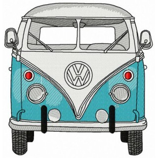 Volkswagen Van embroidery design - Embroidery Design