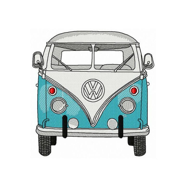 Volkswagen Van embroidery design - Embroidery Design