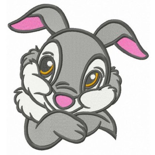 Timid Thumper embroidery design - Embroidery Design
