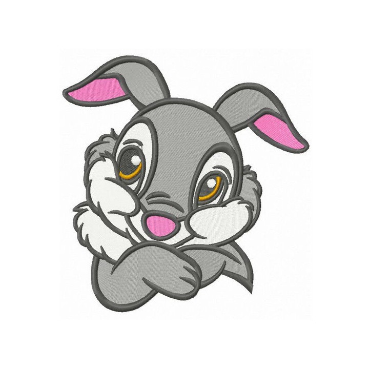 Timid Thumper embroidery design - Embroidery Design