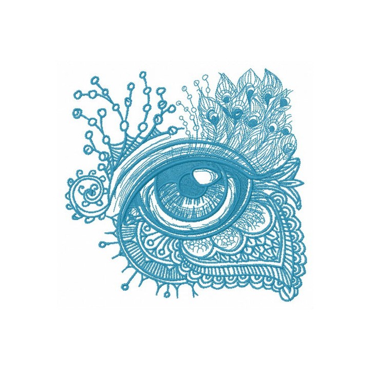 I spy with my little eye embroidery design - Embroidery Design