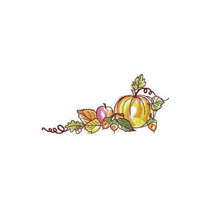 Harvest festival embroidery design - Embroidery Design