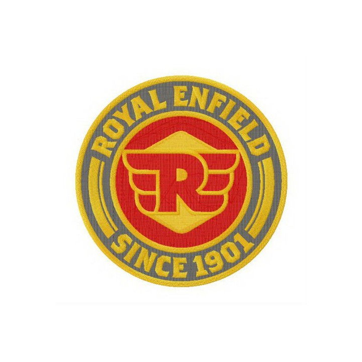 Royal Enfield logo embroidery design - Embroidery Design