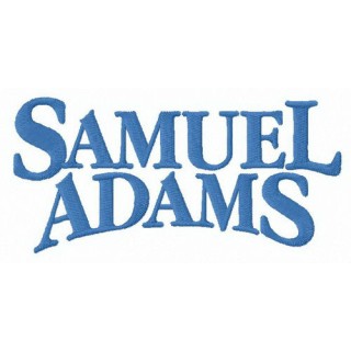Samuel Adams alternative logo embroidery design - Embroidery Design