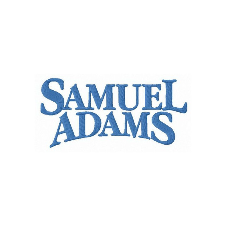 Samuel Adams alternative logo embroidery design - Embroidery Design