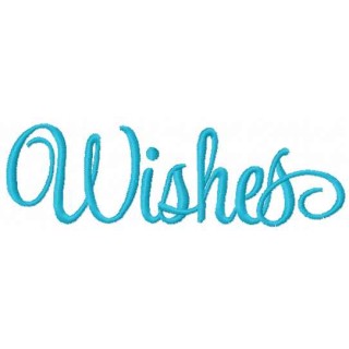 Wishes embroidery design - Embroidery Design