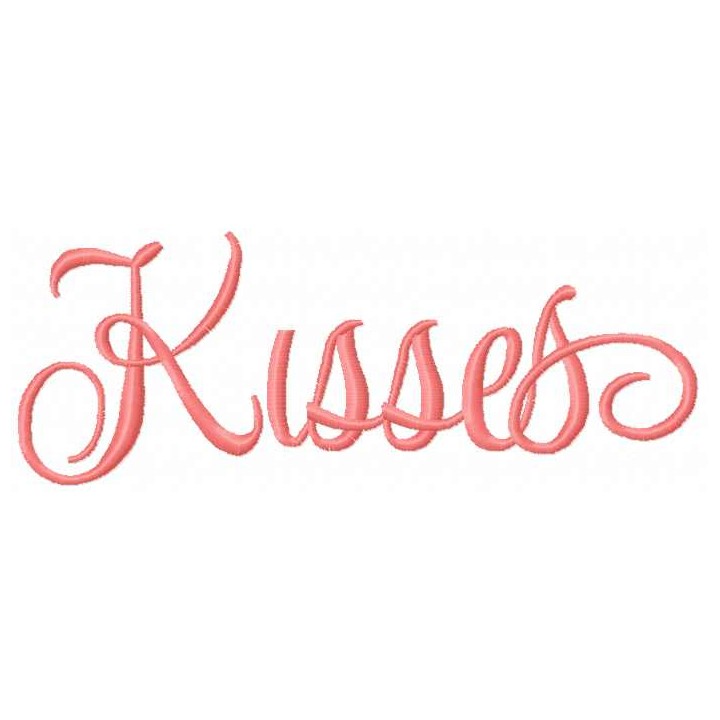Kisses embroidery design - Embroidery Design