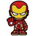 Iron-willed Iron Man embroidery design featuring a bold superhero motif for stitching on apparel and accessories.