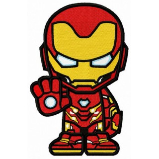Iron-willed Iron Man embroidery design - Embroidery Design