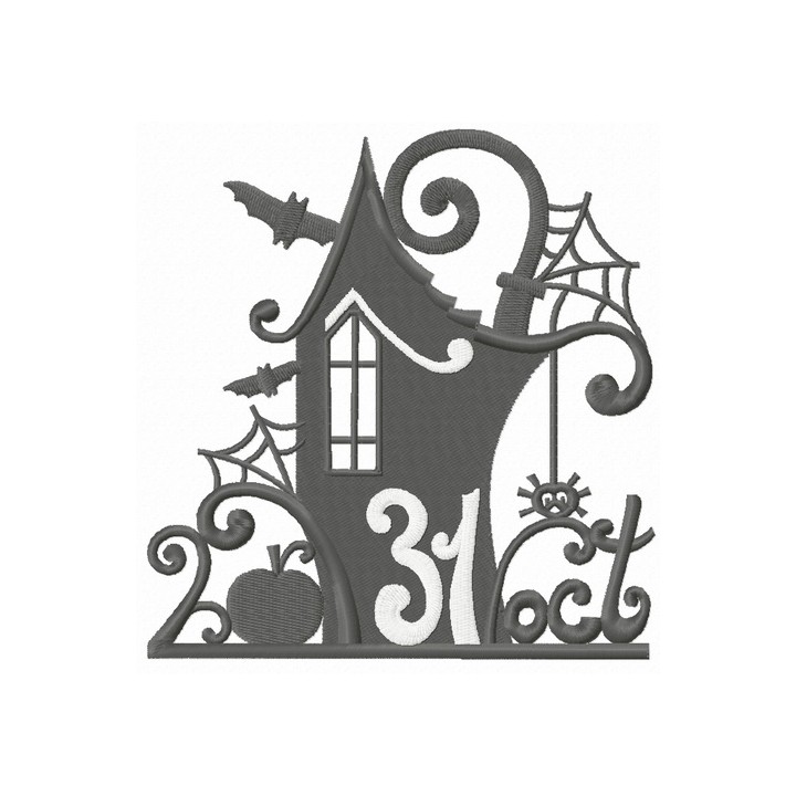 31th of October 3 embroidery design - Embroidery Design