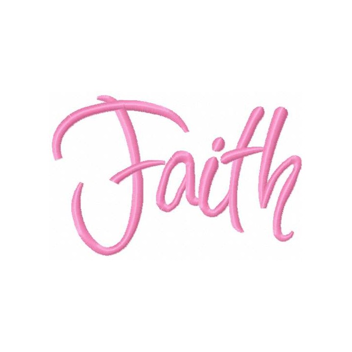 Faith embroidery design - Embroidery Design