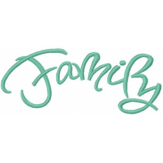 Family embroidery design - Embroidery Design