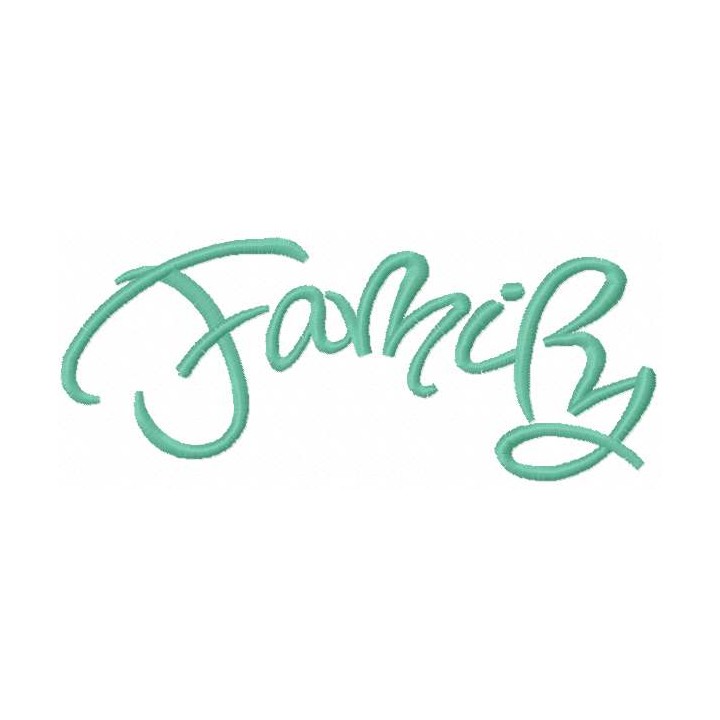 Family embroidery design - Embroidery Design
