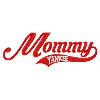 Mommy yankee embroidery design - Embroidery Design