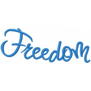 Freedom embroidery design - Embroidery Design