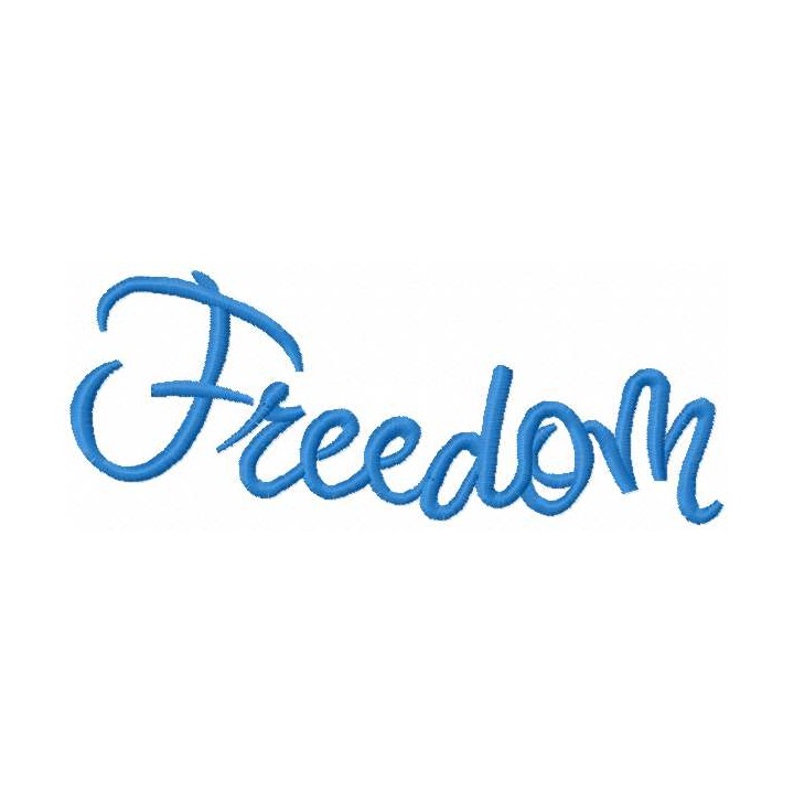Freedom embroidery design - Embroidery Design
