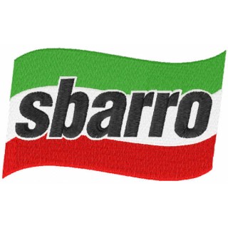Sbarro classic logo embroidery design - Embroidery Design