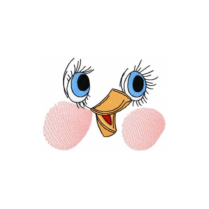 Duck's eyes embroidery design - Embroidery Design