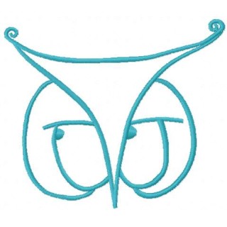 Owl eyes 6 embroidery design - Embroidery Design