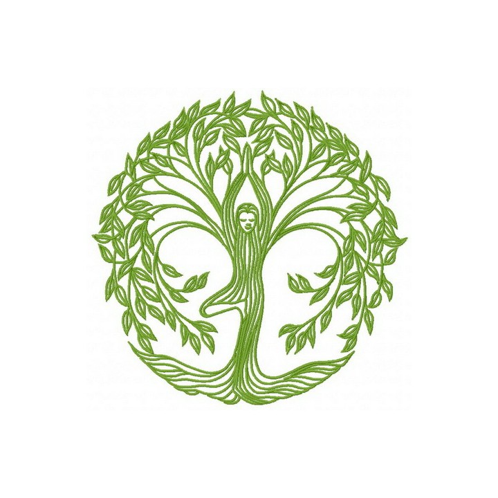 Dryad embroidery design - Embroidery Design