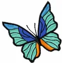Butterfly 11 embroidery design featuring intricate stitching patterns, perfect for embellishing various fabric projects.