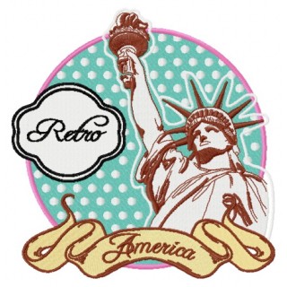 America embroidery design - Embroidery Design