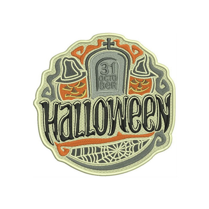 31th of October embroidery design - Embroidery Design