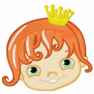 Princess 3 embroidery design - Embroidery Design