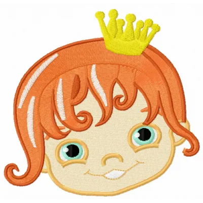 Princess 3 embroidery design showcasing a whimsical princess motif for creative stitching projects.